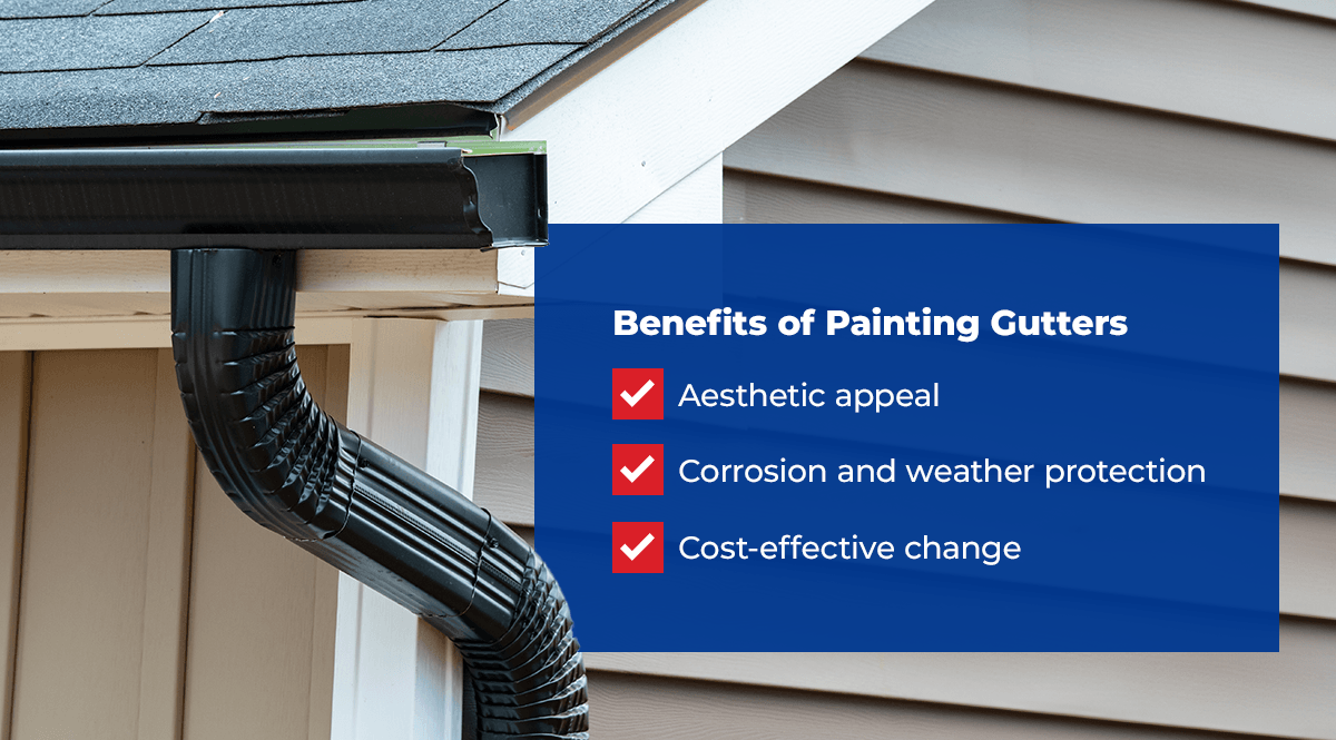 Benefits of painting gutters